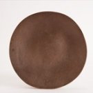 Rosy Rings Round Metal Platter Antiqued Copper Finish