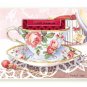 Cottage Rose Tea Cup Blank Greeting Card SET of 6