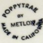 Vintage Cup & Saucer by Poppytrail Metlox California Ivy