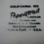 Vintage California Ivy Poppytrail Dinner Plate
