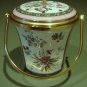 Large Halcyon Days Potpourri & Lid Victorian Flowers
