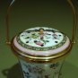 Large Halcyon Days Potpourri & Lid Victorian Flowers
