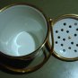 Large Halcyon Days Potpourri & Lid Victorian Flowers