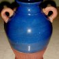 Outstanding Vintage Signed Art Pottery Vase Grape Design