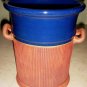 Handsome Vintage SIGNED Art Pottery Wine Bucket