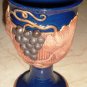 Set of 4 Signed Vintage Art Pottery Wine Goblets