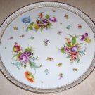 14 inch Antique Dresden Flowers Platter by Richard Klemm