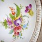14 inch Antique Dresden Flowers Platter by Richard Klemm