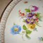 14 inch Antique Dresden Flowers Platter by Richard Klemm