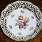 Chateau Dresden Flowers Schumann Pierced Round Bowl