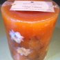 Honey Tobacco Botanical Pillar Candle by Rosy Rings