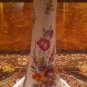 Impressive Vintage 12" Dresden Flowers Candlestick