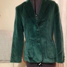 Vintage Velvet Forest Green Blazer, The Branch, Size 6-10