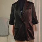 Vintage Satin Bronze Blazer, Moon Collection, Size M