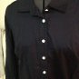 Navy Cotton Blouse, J Crew, Size M