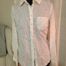 Neon Orange Star Blouse, Merona, Size M