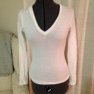 White Long Sleeve Shirt, Forever 21, Size S