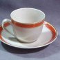Royal Copenhagen Oranja Tureby Demitasse Cup & Saucer