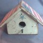 Wonderful Hand Made Flag Birdhouse Patriotic Bird House