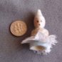 Vintage Miniature Half Doll With Ruffle - Ballerina