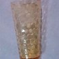 Amber Depression Honeycomb Optic Bubble Juice Tumblers