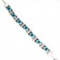MN268 Hand Painted Enameled Sterling Silver Bracelet