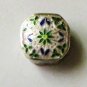 Pink Enameled Sterling Silver Ring Box
