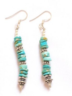 TQ061       Turquoise Earrings
