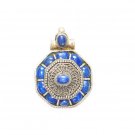 TB003       Tibetan Lapis Lazuli Sterling Silver Pendant