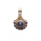 Tibetan Lapis Lazuli Sterling Silver Pendant