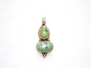 Turquoise Pendant in Sterling silver