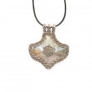 AQ007       Sterling Silver Oxidized Pendant