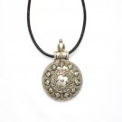 Round Sterling Silver Pendant