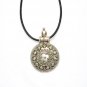 Round Sterling Silver Pendant