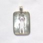 AQ018       Basketball Player Pendant in Sterling Silver