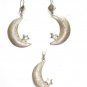 AQ021       Moon and Stars Pendant and EarRings