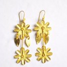 Gold Plated Earrings in Sterling Silver