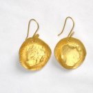 Gold Plated Earrings in Sterling Silver