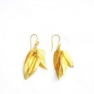 Gold Plated Earrings in Sterling Silver