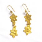 Gold Plated Earrings in Sterling Silver