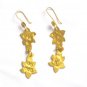 Gold Plated Earrings in Sterling Silver