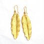 Gold Plated Earrings in Sterling Silver