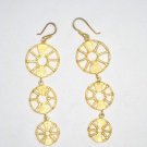 Gold Plated Earrings in Sterling Silver