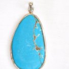 PN020       Turquoise Pendant in Sterling silver