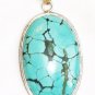 PN021       Turquoise Pendant in Sterling silver