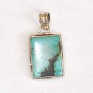 Turquoise Pendant in Sterling silver