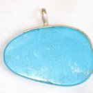 PN028       Turquoise Pendant in Sterling silver