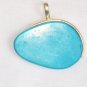 Turquoise Pendant in Sterling silver