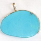 Turquoise Pendant in Sterling silver
