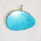 Turquoise Pendant in Sterling silver